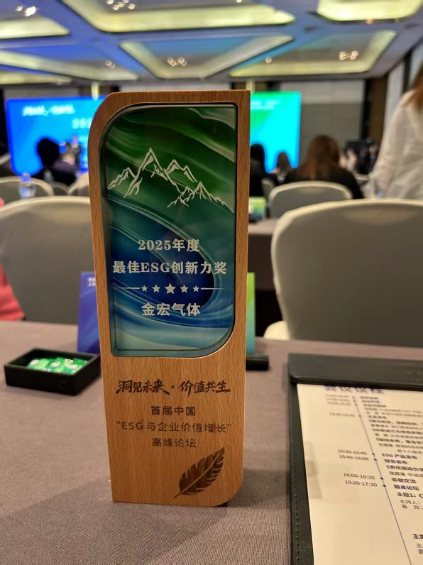Jinhong Gas Wins Two ESG Awards